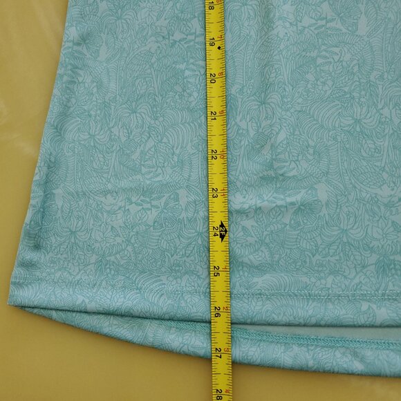 Greg Norman Women's Ml75 Play Dry Golf Tennis Pickleball Blue Zip Polo Top XL - Picture 10 of 14